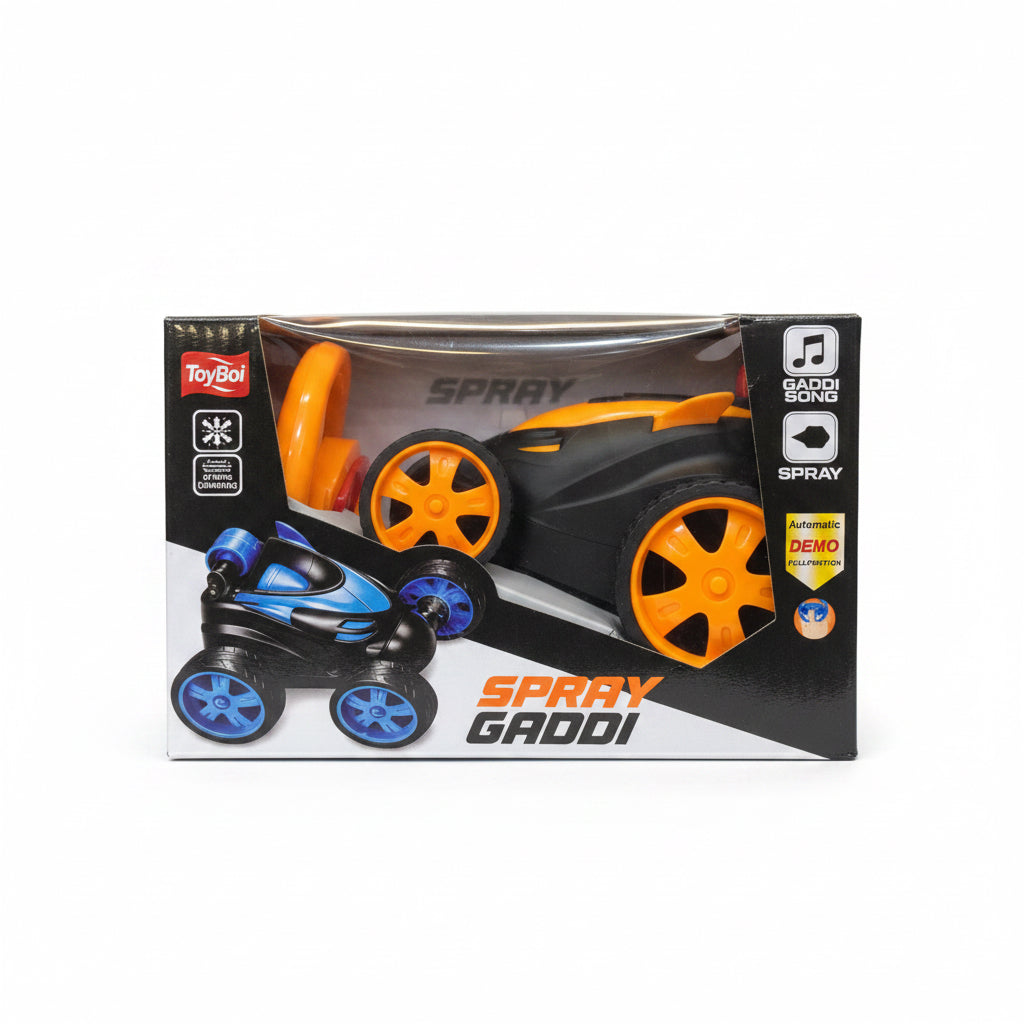 Car remote with spray