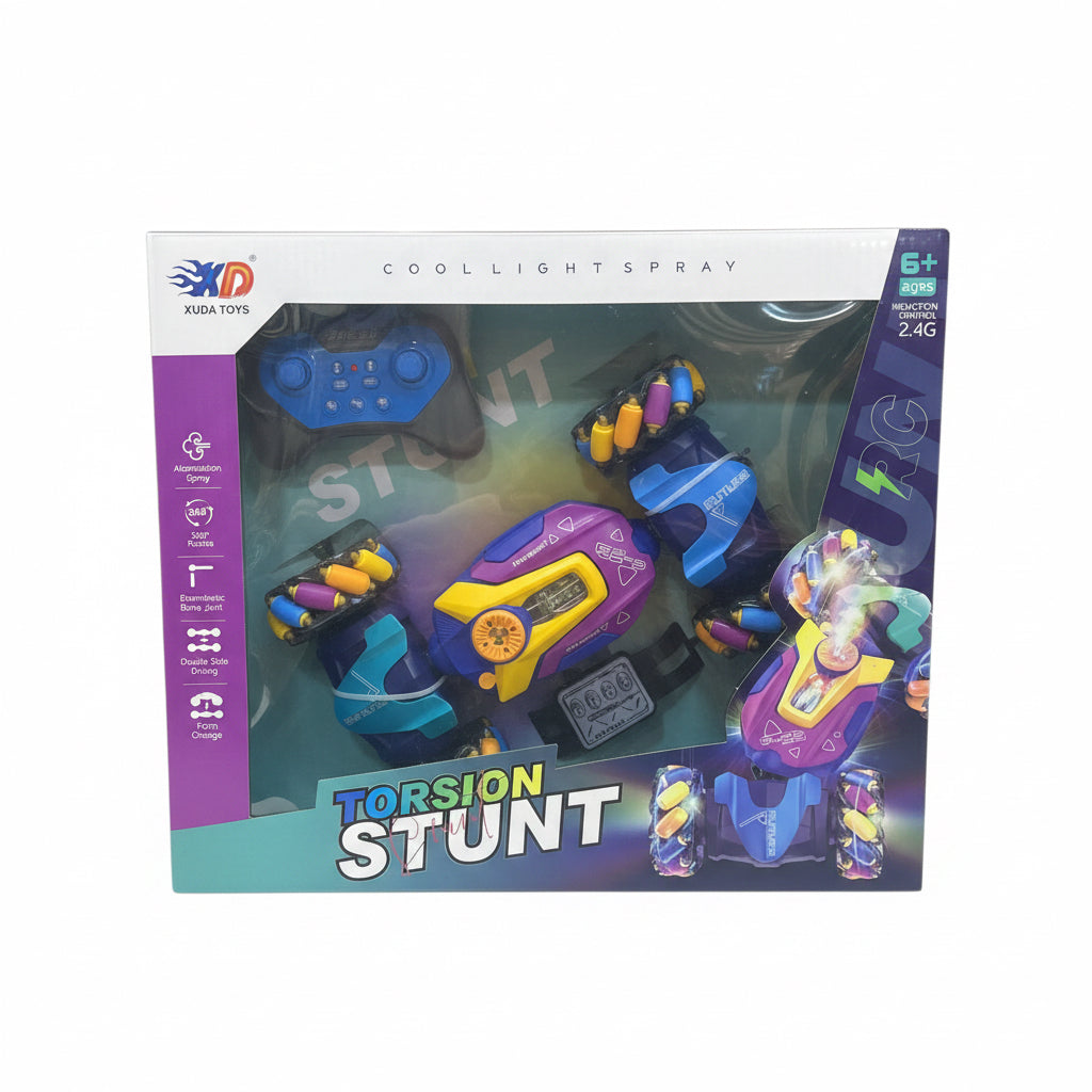 Stunt car  with watch